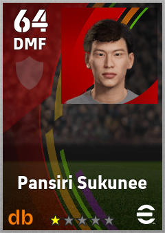 Pansiri Sukunee eFootball player card