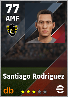 Santiago Rodríguez — AMF, OVR 77, MAX 77