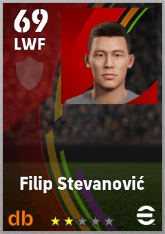 Filip Stevanović — LWF, OVR 69, MAX 69