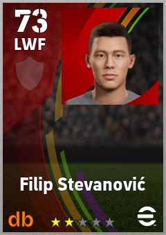 Filip Stevanović — LWF, OVR 73, MAX 73