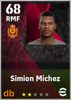 Simion Michez eFootball player card