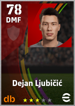 Dejan Ljubičić eFootball player card
