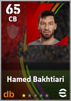 Hamed Bakhtiari eFootball player card