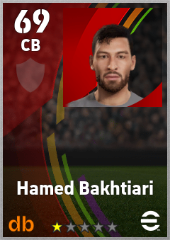 Hamed Bakhtiari eFootball player card