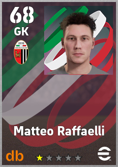 Matteo Raffaelli — GK, OVR 68, MAX 68
