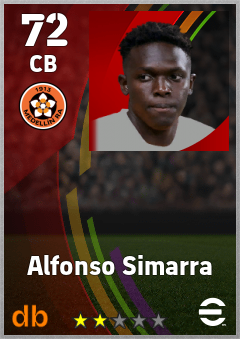 Alfonso Simarra eFootball player card