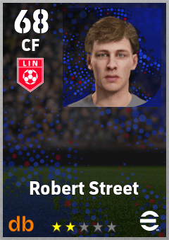 Robert Street — CF, OVR 68, MAX 68