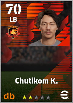 Chutikom K. — LB, OVR 70, MAX 70