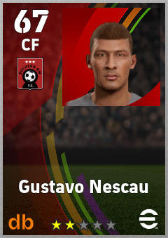 Gustavo Nescau — CF, OVR 67, MAX 67