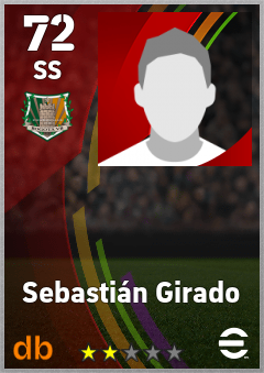 Sebastián Girado — SS, OVR 72, MAX 72