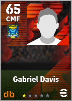 Gabriel Davis — CMF, OVR 65, MAX 65