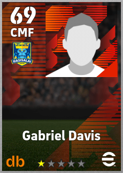 Gabriel Davis — CMF, OVR 69, MAX 69