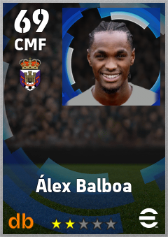 Álex Balboa — CMF, OVR 69, MAX 69