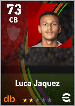 Luca Jaquez — CB, OVR 73, MAX 73