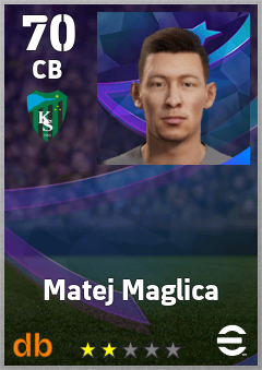Matej Maglica — CB, OVR 70, MAX 70