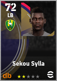 Sekou Sylla — LB, OVR 72, MAX 72
