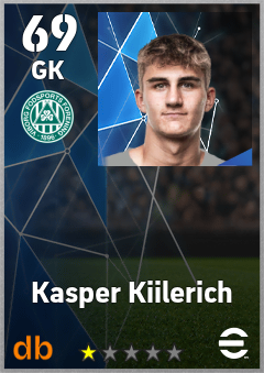 Kasper Kiilerich — GK, OVR 69, MAX 69