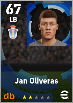 Jan Oliveras — LB, OVR 67, MAX 67