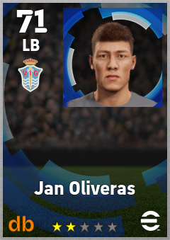 Jan Oliveras — LB, OVR 71, MAX 71