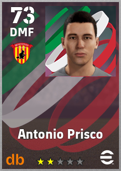 Antonio Prisco — DMF, OVR 73, MAX 73