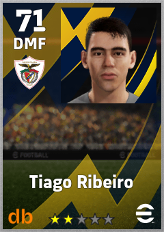 Tiago Ribeiro — DMF, OVR 71, MAX 71