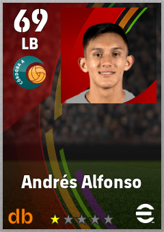 Andrés Alfonso eFootball player card