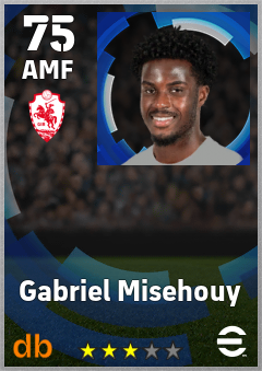 Gabriel Misehouy — AMF, OVR 75, MAX 75