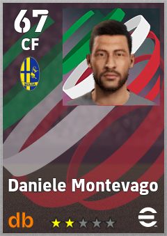 Daniele Montevago eFootball player card