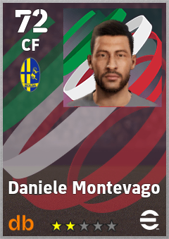 Daniele Montevago — CF, OVR 72, MAX 72