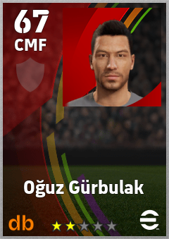 Oğuz Gürbulak — CMF, OVR 67, MAX 67