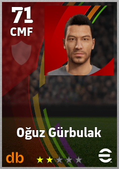 Oğuz Gürbulak — CMF, OVR 71, MAX 71