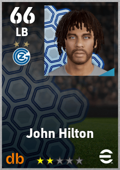 John Hilton — LB, OVR 66, MAX 66