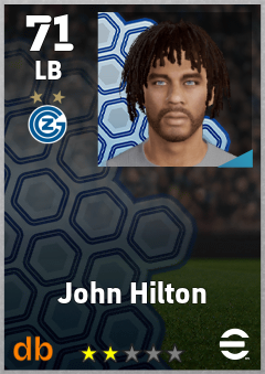 John Hilton — LB, OVR 71, MAX 71