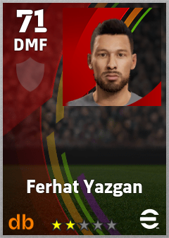 Ferhat Yazgan eFootball player card