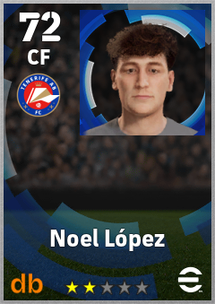 Noel López eFootball player card