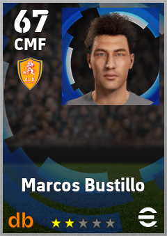 Marcos Bustillo eFootball player card