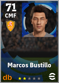 Marcos Bustillo eFootball player card