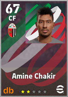Amine Chakir — CF, OVR 67, MAX 67