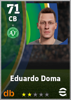 Eduardo Doma — CB, OVR 71, MAX 71