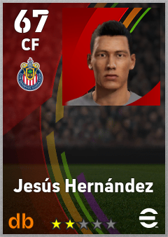 Jesús Hernández — CF, OVR 67, MAX 67