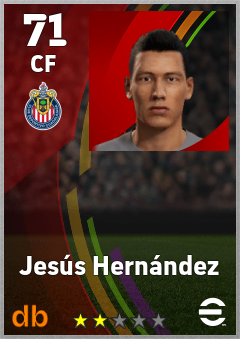 Jesús Hernández — CF, OVR 71, MAX 71