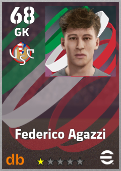 Federico Agazzi — GK, OVR 68, MAX 68