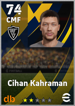 Cihan Kahraman — CMF, OVR 74, MAX 74