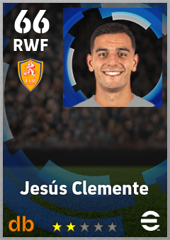 Jesús Clemente — RWF, OVR 66, MAX 66