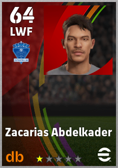 Zacarias Abdelkader eFootball player card