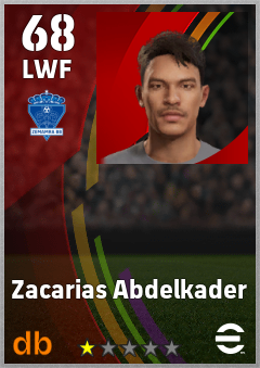 Zacarias Abdelkader eFootball player card