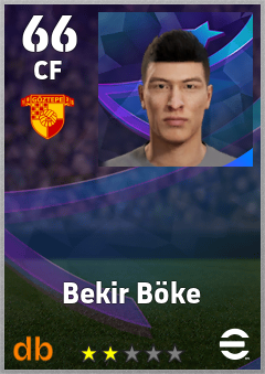 Bekir Böke — CF, OVR 66, MAX 66