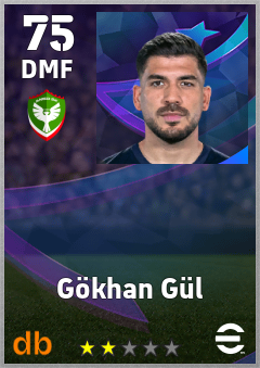 Gökhan Gül — DMF, OVR 75, MAX 75