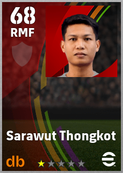Sarawut Thongkot eFootball player card