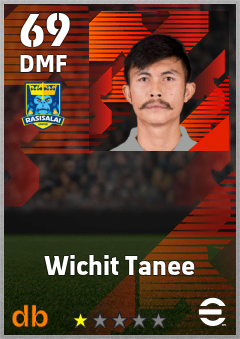 Wichit Tanee — DMF, OVR 69, MAX 69